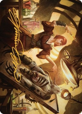 Image for Ashnod, Flesh Mechanist Art Card (Gold-Stamped Signature) (15) (ASBRO) - Magic: The Gathering