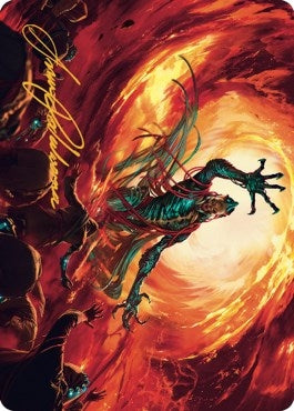 Image for Gix, Yawgmoth Praetor Art Card (Gold-Stamped Signature) (16) (ASBRO) - Magic: The Gathering