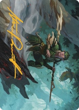 Image for Gwenna, Eyes of Gaea Art Card (Gold-Stamped Signature) (25) - Magic: The Gathering