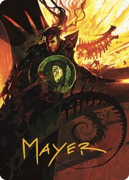Image for Mishra's Command Art Card (Gold-Stamped Signature) (33) (ASBRO) - Magic: The Gathering
