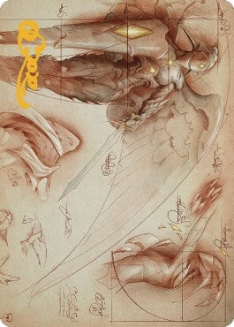 Image for Platinum Angel Art Card (Gold-Stamped Signature) (71) (ASBRO) - Magic: The Gathering