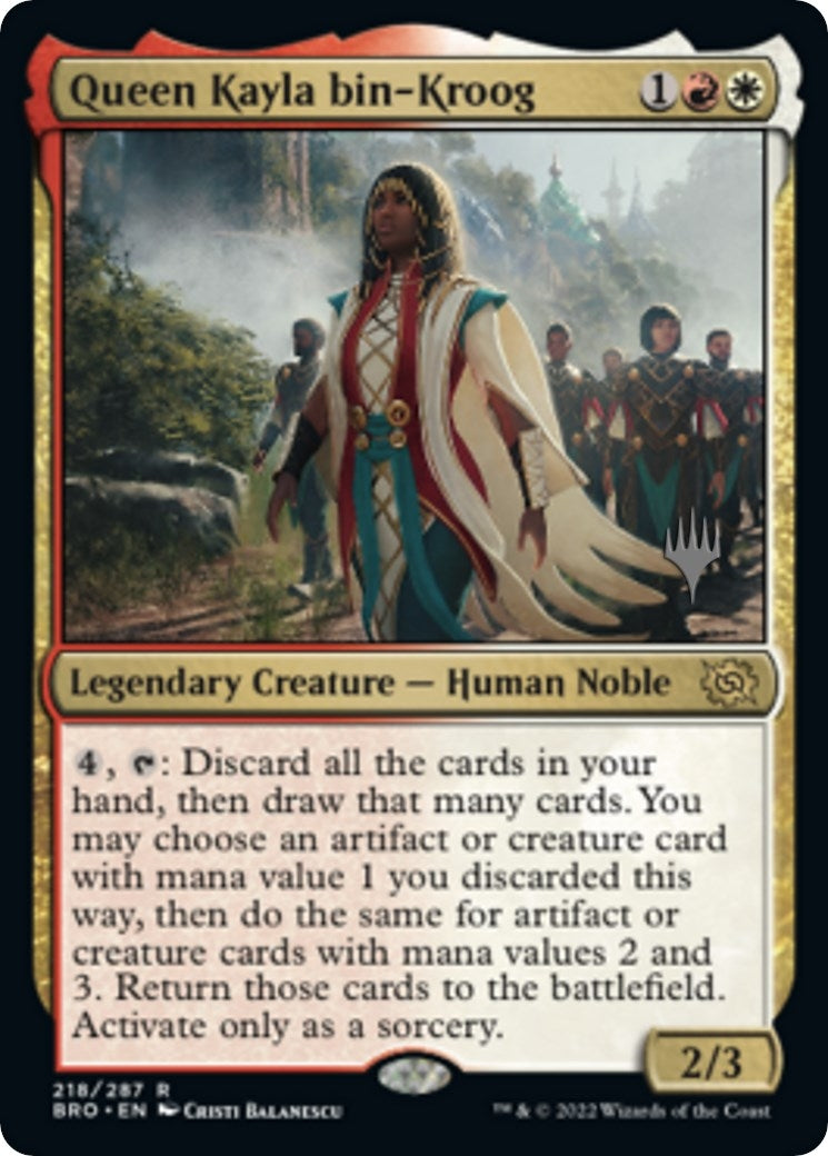 Image for Queen Kayla bin-Kroog (218) - Magic: The Gathering