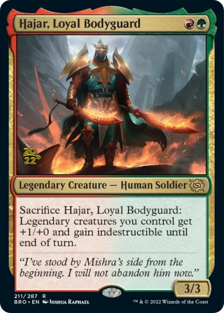 Image for Hajar, Loyal Bodyguard (211) (PRE) - Magic: The Gathering