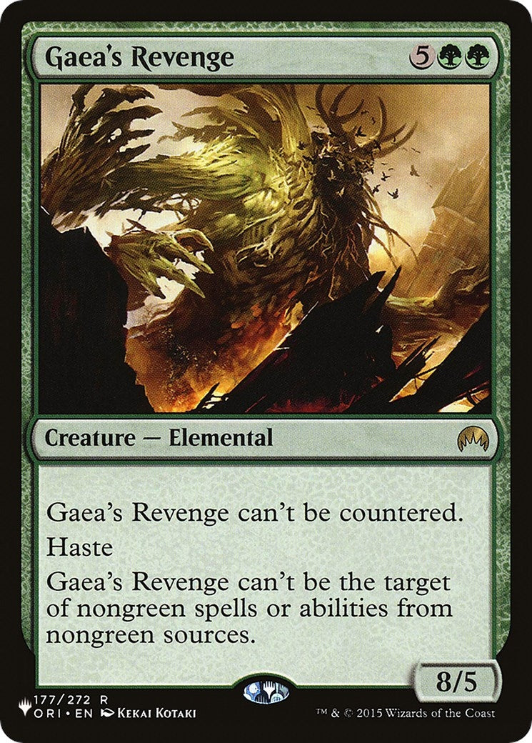 Image for Gaea's Revenge (177/272) (LIST) - Magic: The Gathering