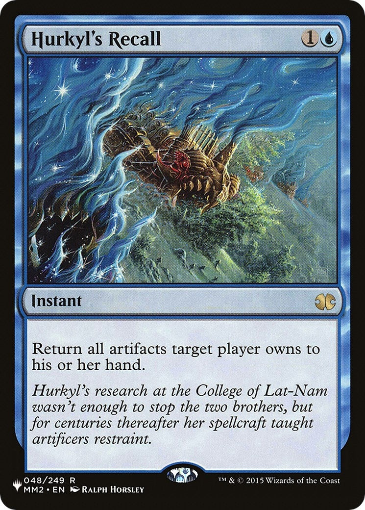 Image for Hurkyl's Recall (048/249) (LIST) - Magic: The Gathering