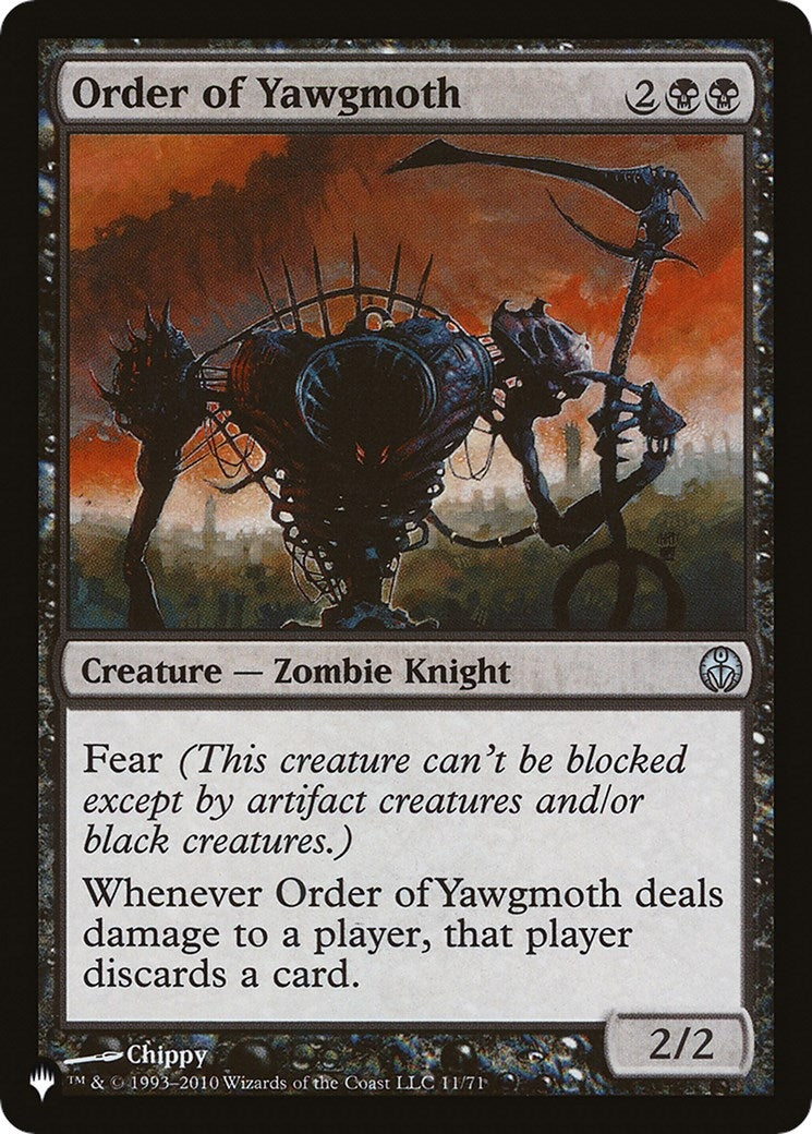 Image for Order of Yawgmoth (DDE) (Nov-71) (LIST) - Magic: The Gathering