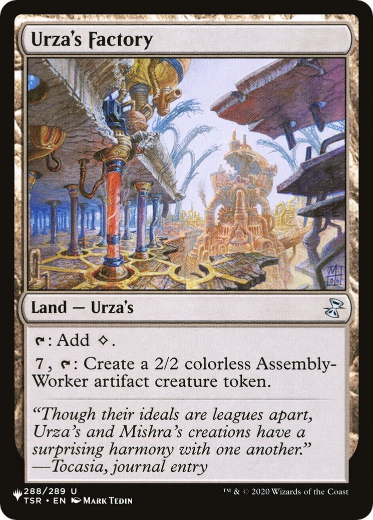 Image for Urza's Factory (288/289) - Magic: The Gathering