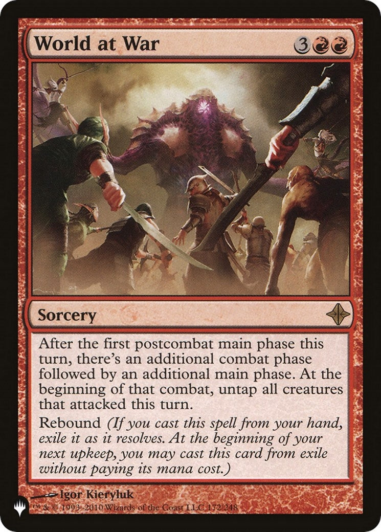 Image for World at War (172/248) (LIST) - Magic: The Gathering