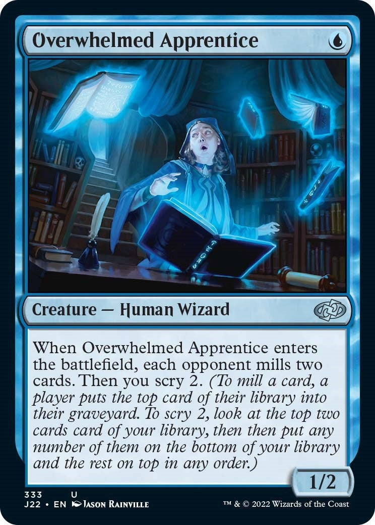 Image for Overwhelmed Apprentice (333) - Magic: The Gathering