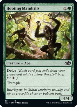 Image for Hooting Mandrills (671) - Magic: The Gathering