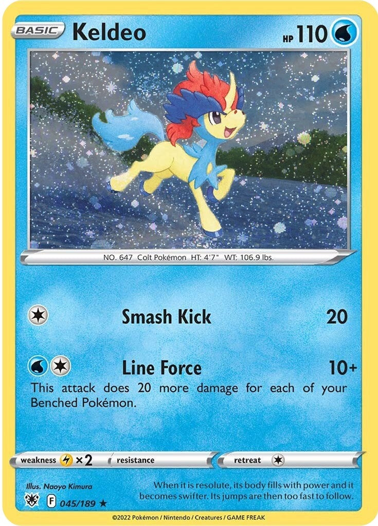 Image for Keldeo - 045/189 (Cosmos Holo) (045/189) (MCAP) - Pokemon
