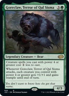 Image for Goreclaw, Terror of Qal Sisma (668) - Magic: The Gathering