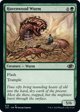 Image for Havenwood Wurm (670) - Magic: The Gathering