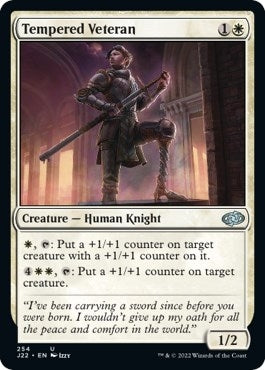 Image for Tempered Veteran (254) - Magic: The Gathering