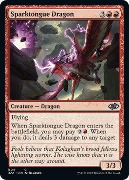 Image for Sparktongue Dragon (604) - Magic: The Gathering