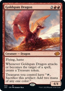 Image for Goldspan Dragon (550) - Magic: The Gathering