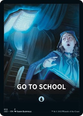 Image for Go to School Theme Card (12) - Magic: The Gathering