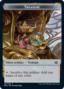 Image for Treasure // Insect Double-sided Token (Secret Lair) (21 // 18) - Magic: The Gathering