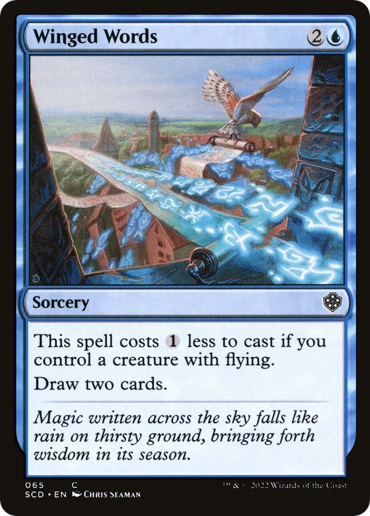 Image for Winged Words (65) - Magic: The Gathering