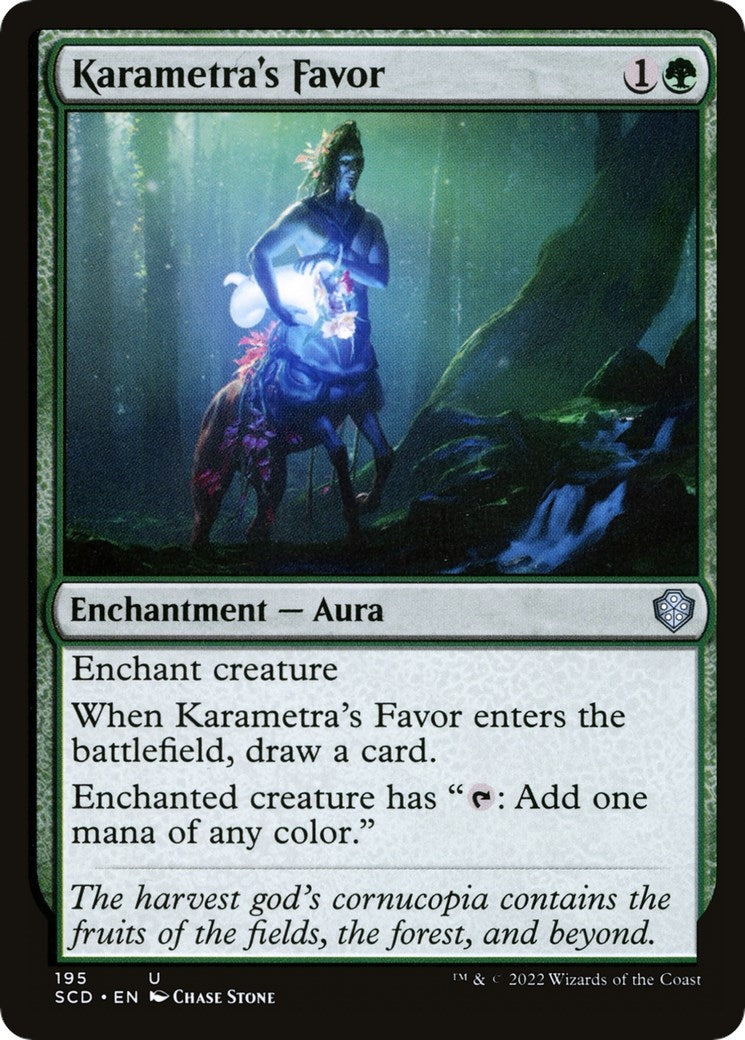 Image for Karametra's Favor (195) - Magic: The Gathering