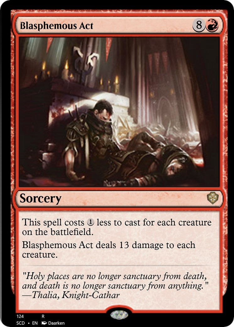 Image for Blasphemous Act (124) - Magic: The Gathering