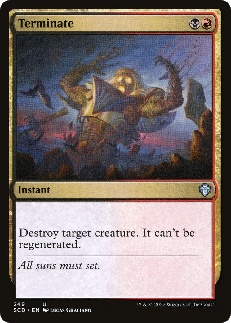 Image for Terminate (249) - Magic: The Gathering