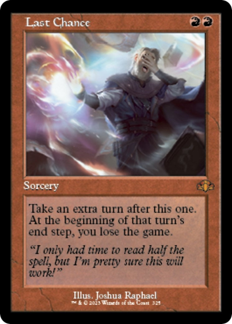 Image for Last Chance (Retro Frame) (325) (DMR) - Magic: The Gathering