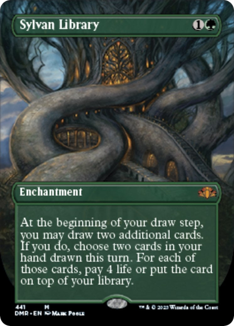 Image for Sylvan Library (Borderless) (441) - Magic: The Gathering
