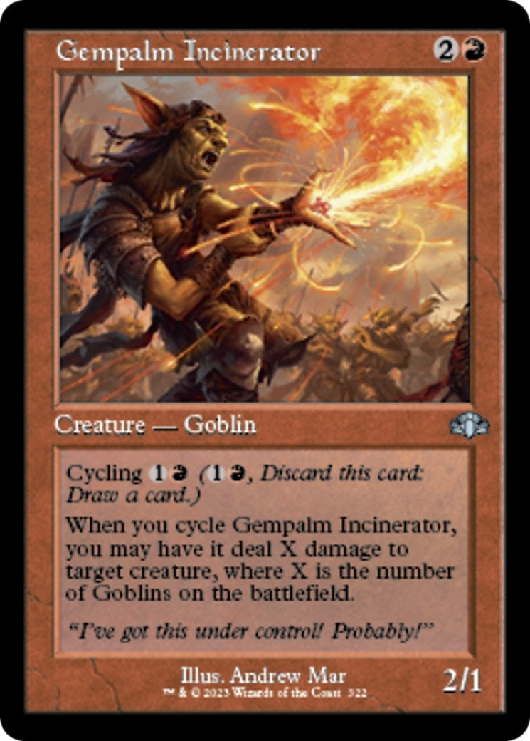 Image for Gempalm Incinerator (Retro Frame) (322) (DMR) - Magic: The Gathering