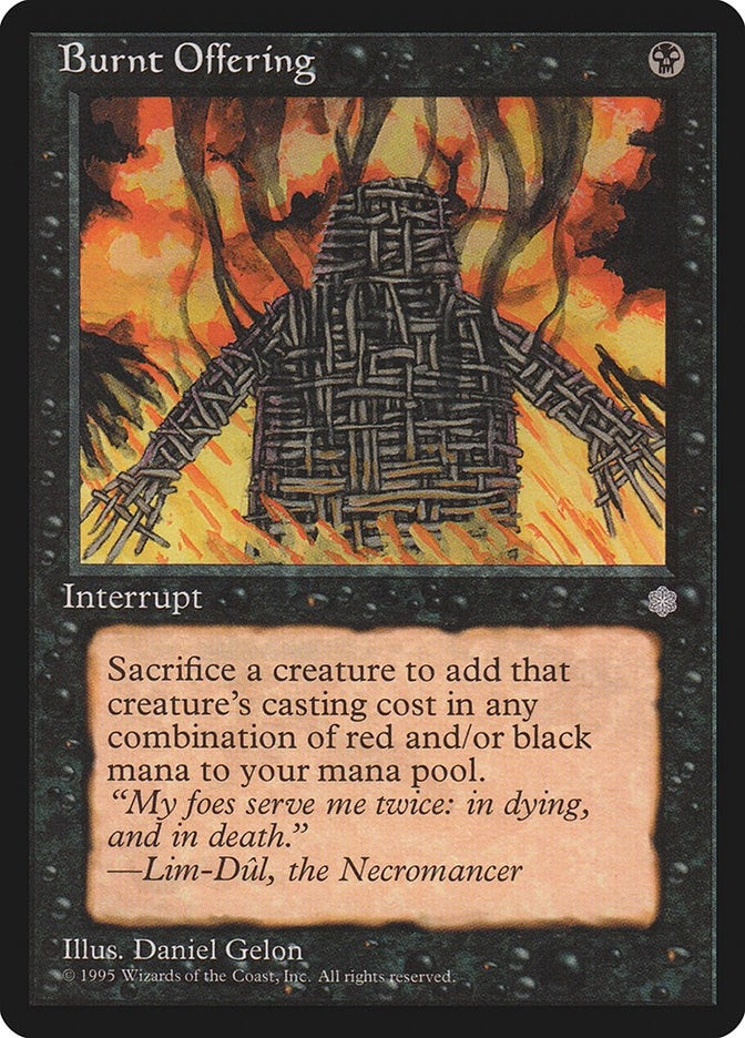 Image for Burnt Offering - Magic: The Gathering