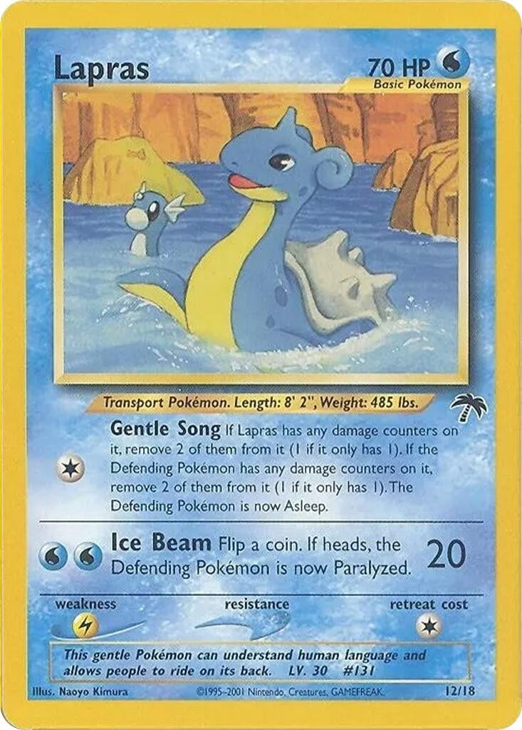 Image for Lapras (12/18) (SI) - Pokemon
