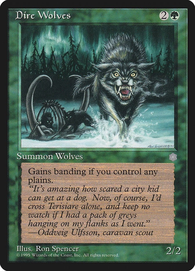 Image for Dire Wolves - Magic: The Gathering