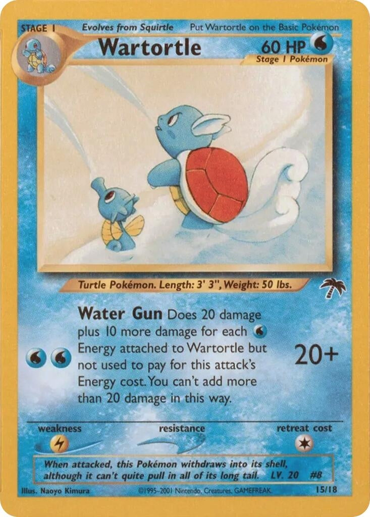Image for Wartortle (15/18) (SI) - Pokemon