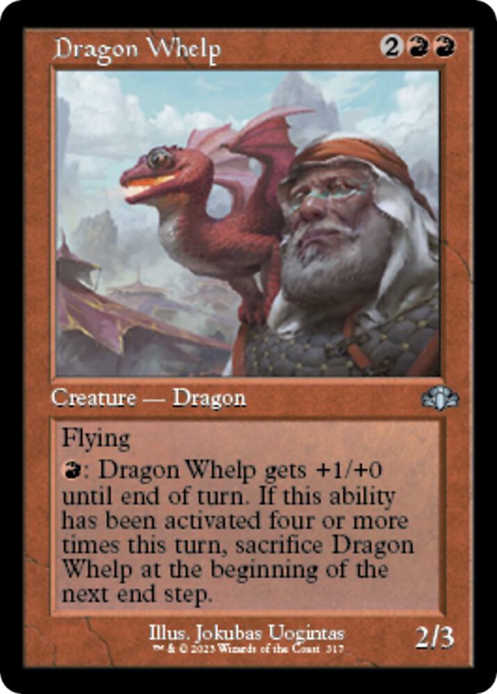 Image for Dragon Whelp (Retro Frame) (317) - Magic: The Gathering