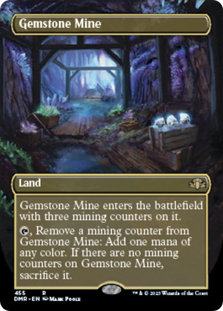 Image for Gemstone Mine (Borderless) (455) - Magic: The Gathering