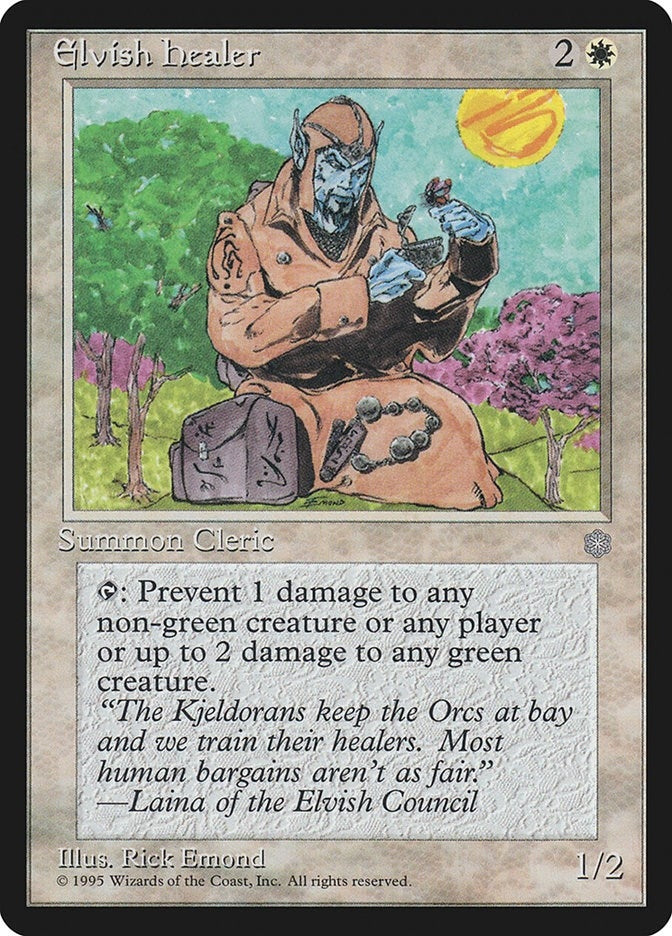 Image for Elvish Healer - Magic: The Gathering