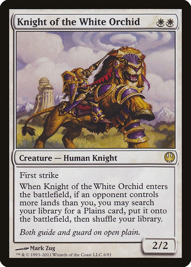 Image for Knight of the White Orchid (6) - Magic: The Gathering