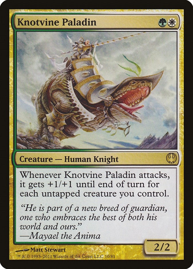 Image for Knotvine Paladin (10) - Magic: The Gathering
