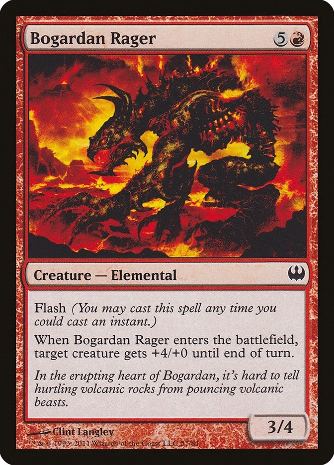 Image for Bogardan Rager (57) - Magic: The Gathering