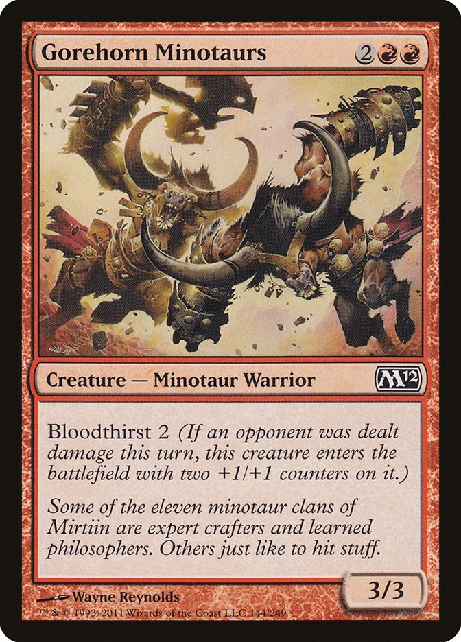 Image for Gorehorn Minotaurs (144) - Magic: The Gathering
