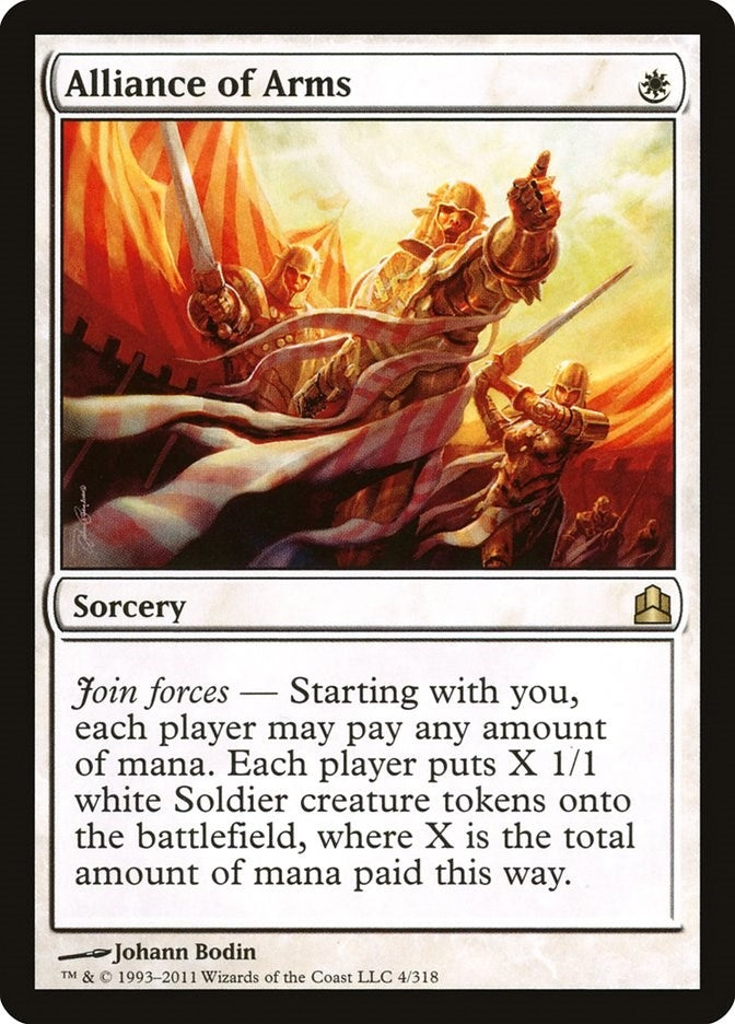 Image for Alliance of Arms (4) (CMD) - Magic: The Gathering