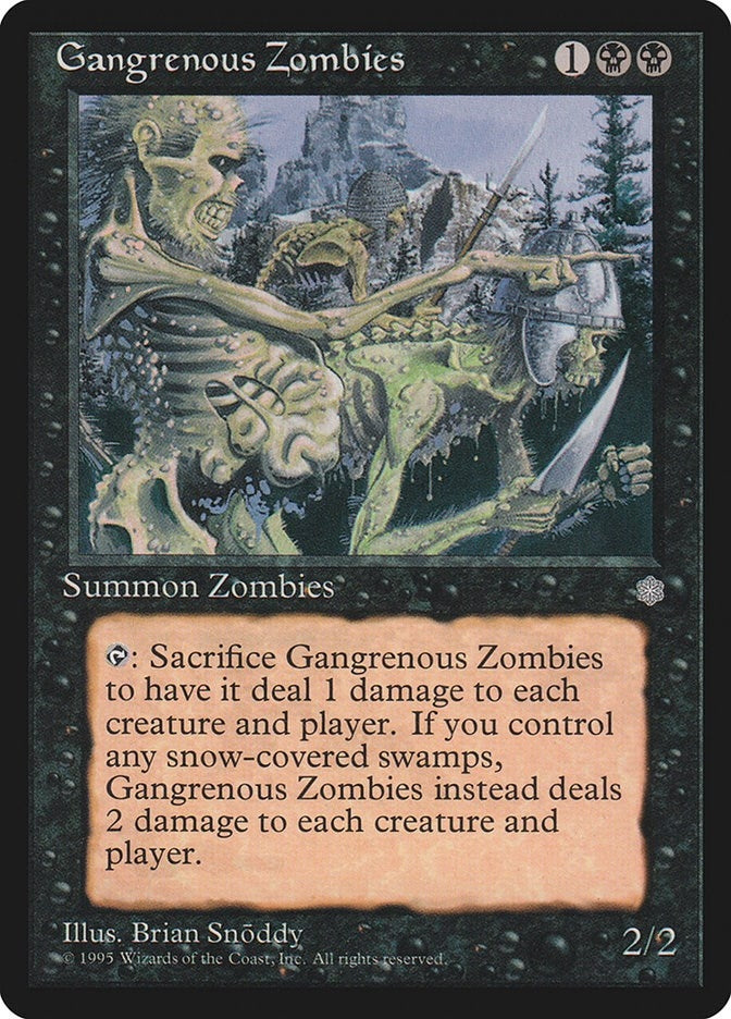 Image for Gangrenous Zombies - Magic: The Gathering