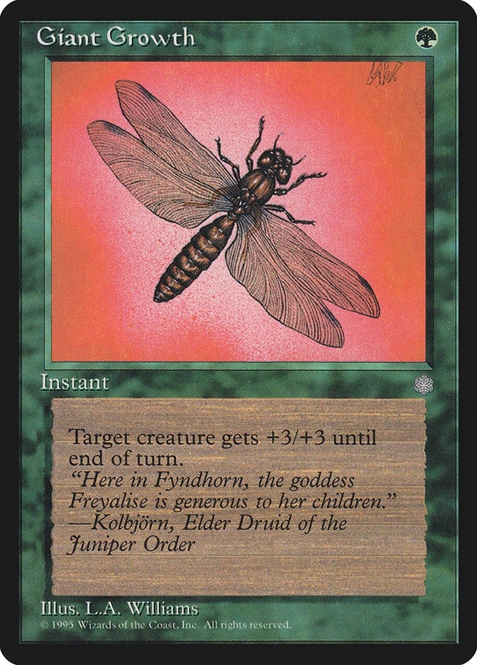 Image for Giant Growth - Magic: The Gathering