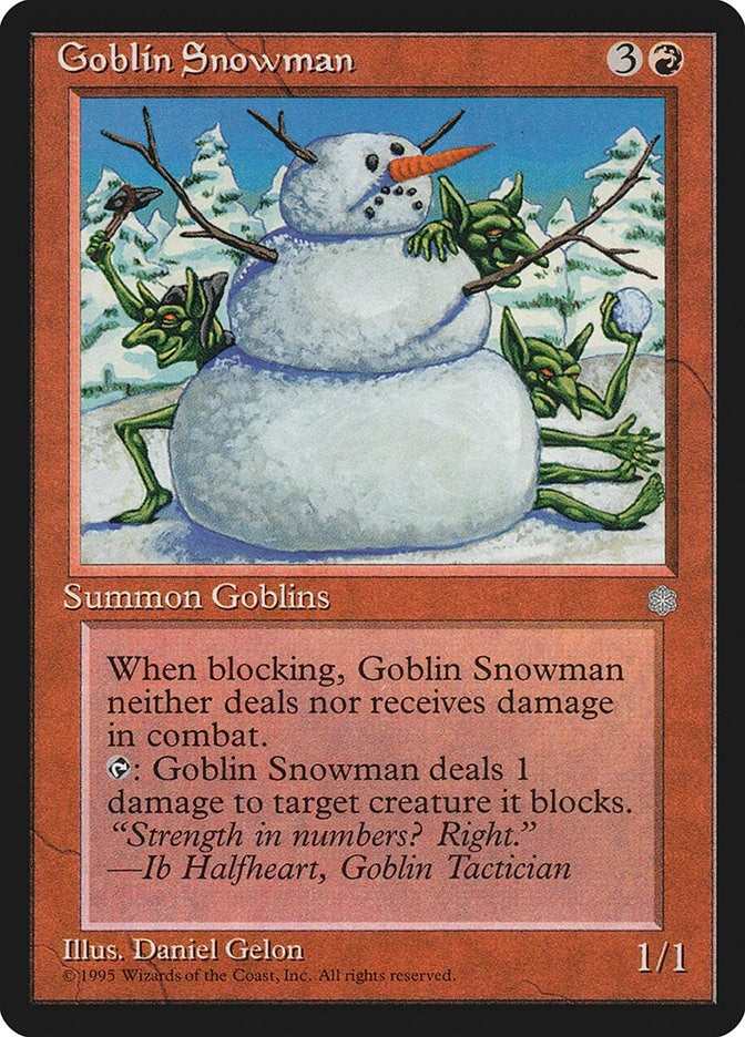 Image for Goblin Snowman - Magic: The Gathering