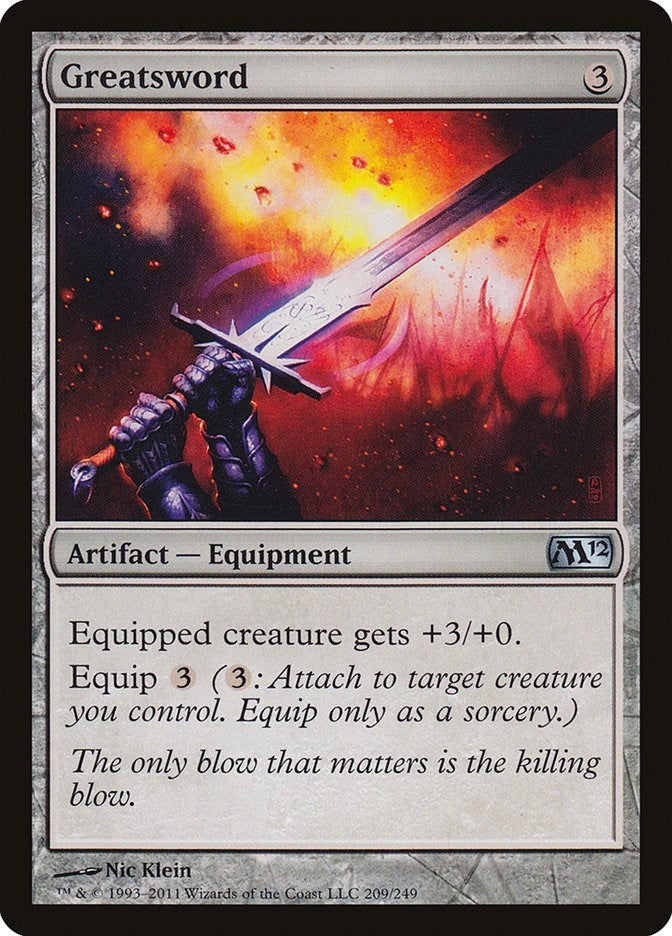 Image for Greatsword (209) - Magic: The Gathering