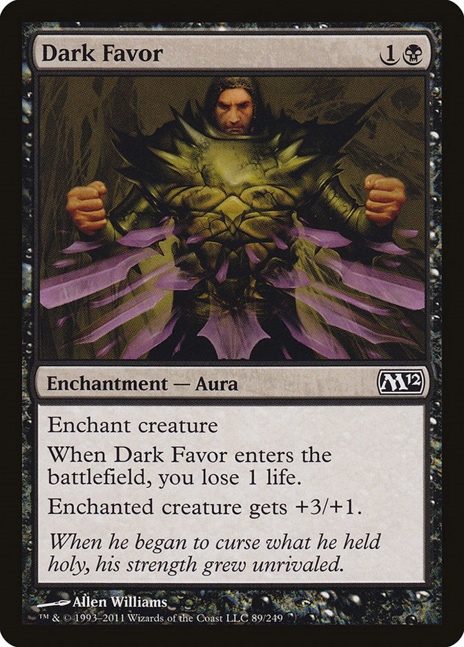 Image for Dark Favor (89) - Magic: The Gathering