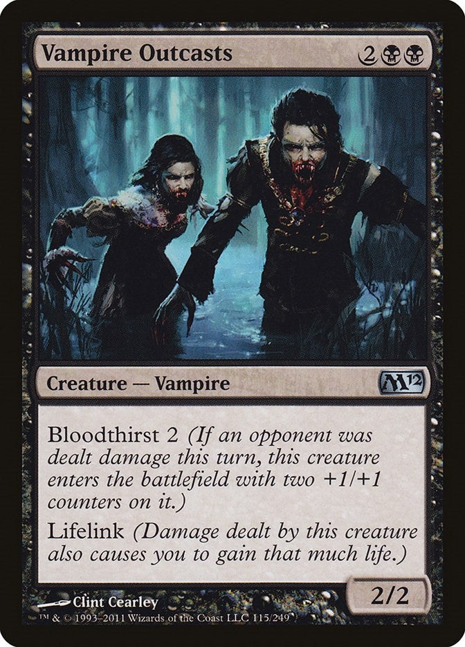 Image for Vampire Outcasts (115) (M12) - Magic: The Gathering