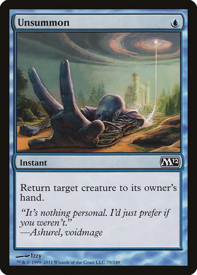Image for Unsummon (79) (M12) - Magic: The Gathering