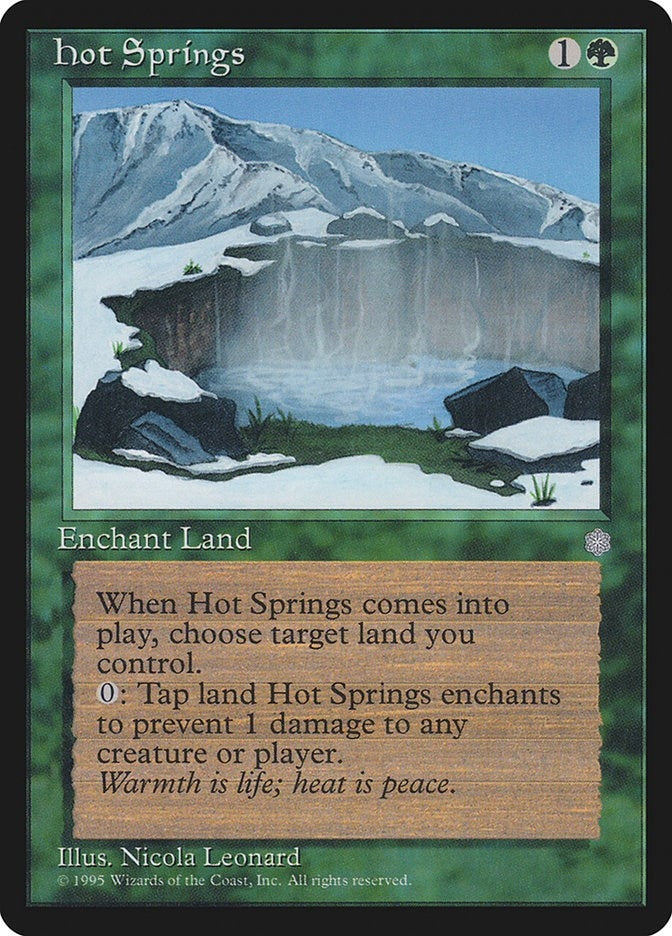 Image for Hot Springs - Magic: The Gathering