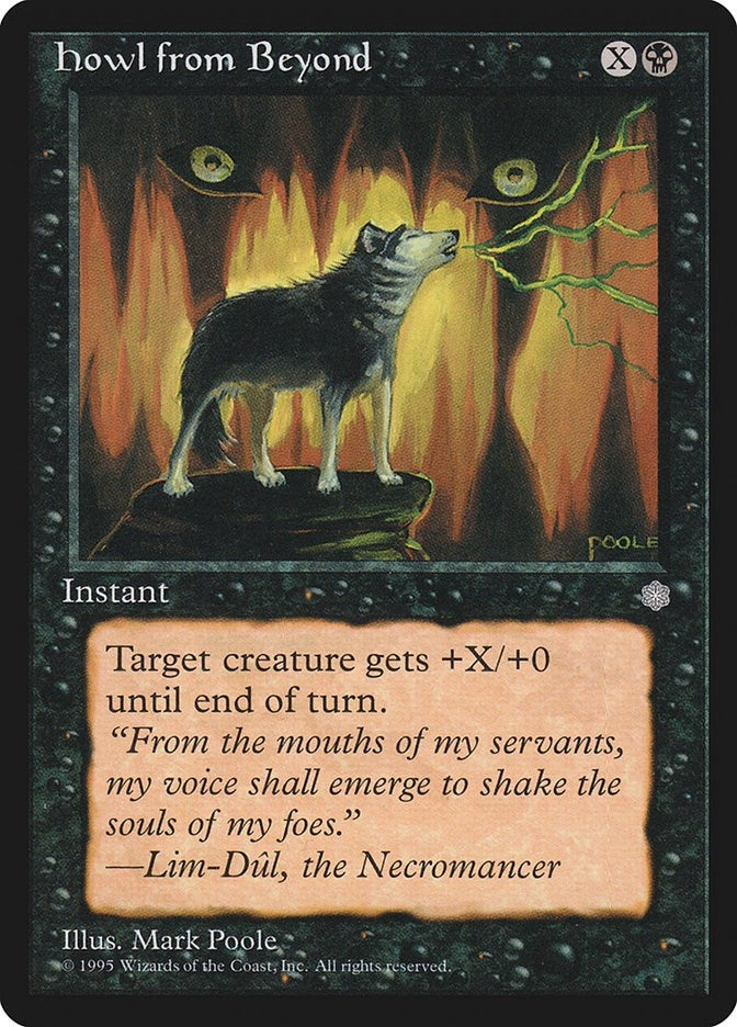 Image for Howl from Beyond - Magic: The Gathering